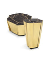 Crackle Side Table - The Emperor’s Lane