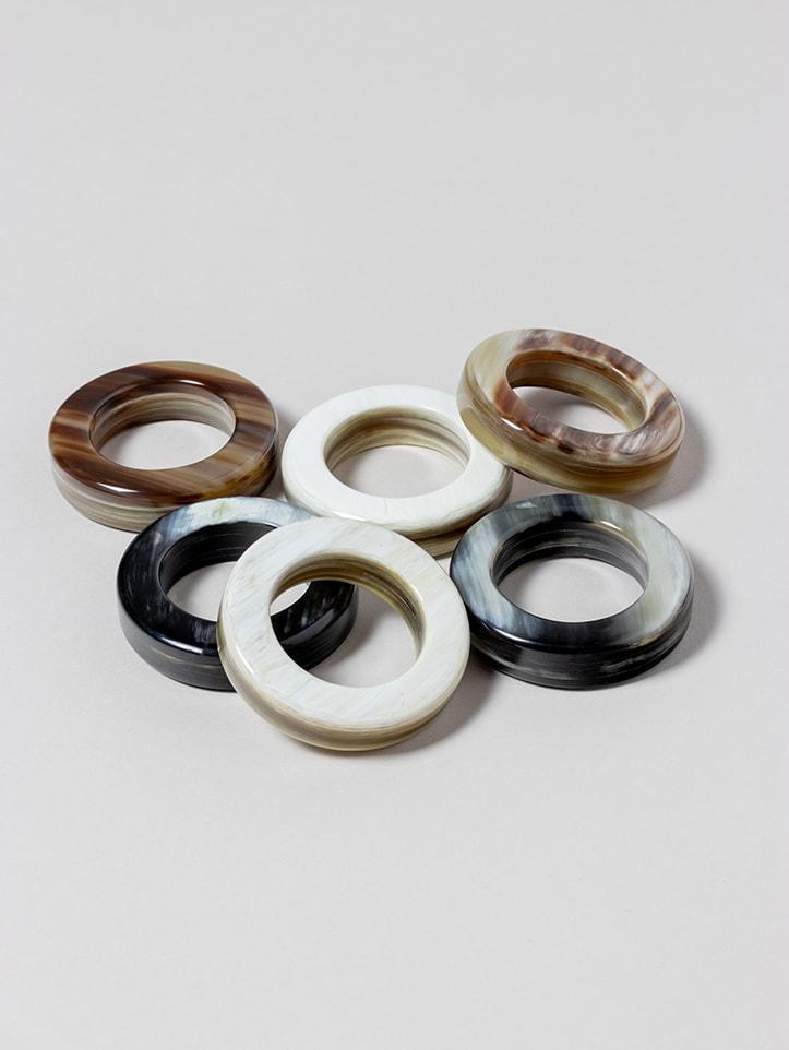 Horn Napkin Rings Ivory The Emperor s Lane